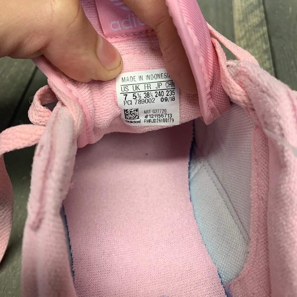 New Womens Adidas Continental 80 HK True Pink Gum - Picture 7 of 7